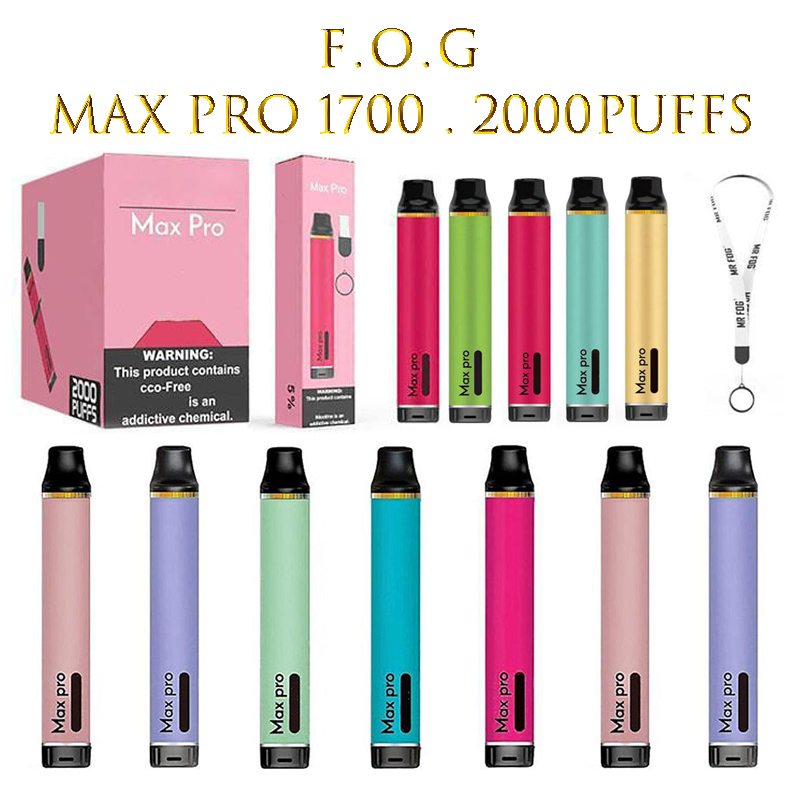 Max pro Disposable Device E Cigarette Kits 1700/2000 Puffs Vape Pen 3.5ml Vaporizer 16Colors PK onee stick AIRBAR bang PUFF XXL
Max pro Disposable Device E Cigarette Kits 1700/2000 Puffs Vape Pen 3.5ml Vaporizer 16Colors PK onee stick AIRBAR bang PUFF XXL