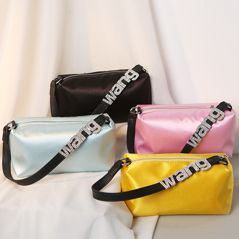 Evening Bag Aw King Letter Rhinestone Summer Silk Satin Portable Small Square Korean Version Underarm Women's, Yellow
Evening Bag Aw King Letter Rhinestone Summer Silk Satin Portable Small Square Korean Version Underarm Women's, Yellow