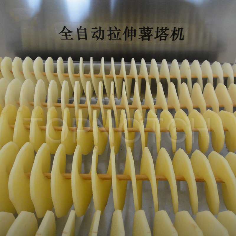 Electric Spiral Potato Chips Machine Tornado Stainless Steel Automatic Spud Cutter