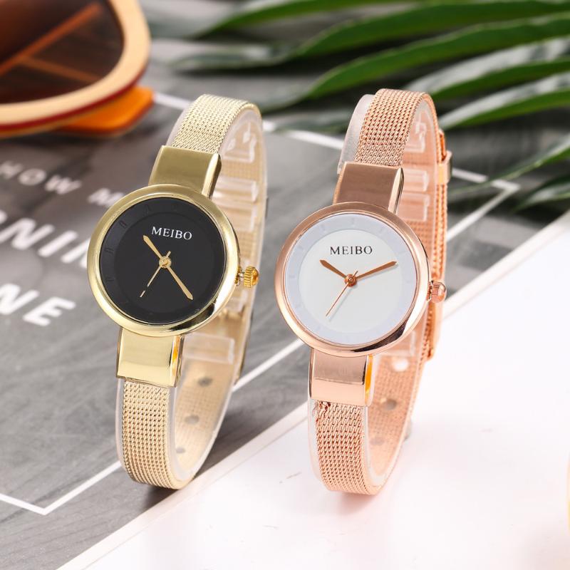 Wristwatches MEIBO Women's Wristwatch Casual Quartz Stainless Steel Strap Analog Relogios Femininos 2021 Relojes De Pareja Zegarek Damski
Wristwatches MEIBO Women's Wristwatch Casual Quartz Stainless Steel Strap Analog Relogios Femininos 2021 Relojes De Pareja Zegarek Damski