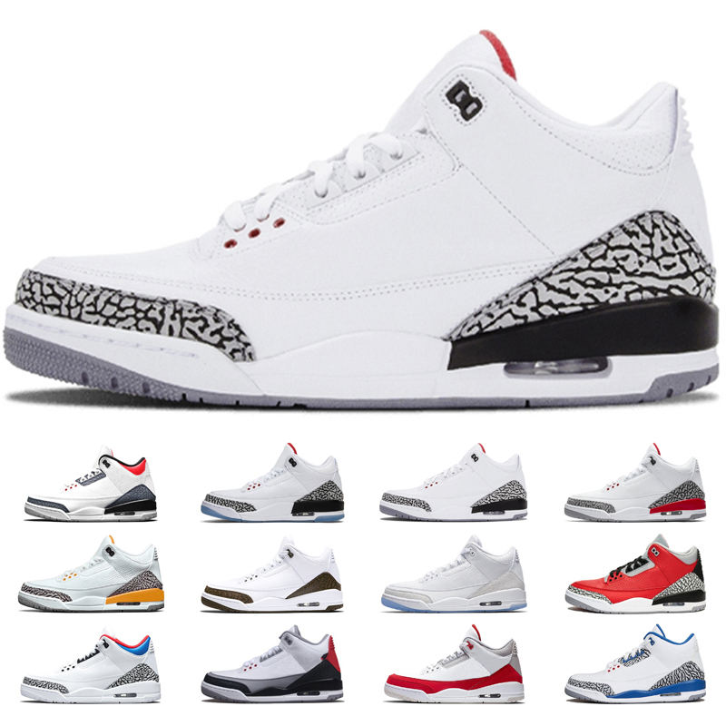 Jumpman 3s Basketball Shoes 3 Mens Cool Grey Katrina Mocha UNC Fire Red NRG Laser Orange Pure White True Blue SEOUL Trainers Outdoor Sneakers Sports Size 36-47, Black cement
Jumpman 3s Basketball Shoes 3 Mens Cool Grey Katrina Mocha UNC Fire Red NRG Laser Orange Pure White True Blue SEOUL Trainers Outdoor Sneakers Sports Size 36-47, Black cement