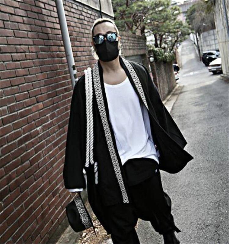 Big Men' Knitting Collar Loose Trend Dark Series Cardigan Jacket Casual Windmill Long Sleeve Coat Trench Coats, Black
Big Men' Knitting Collar Loose Trend Dark Series Cardigan Jacket Casual Windmill Long Sleeve Coat Trench Coats, Black