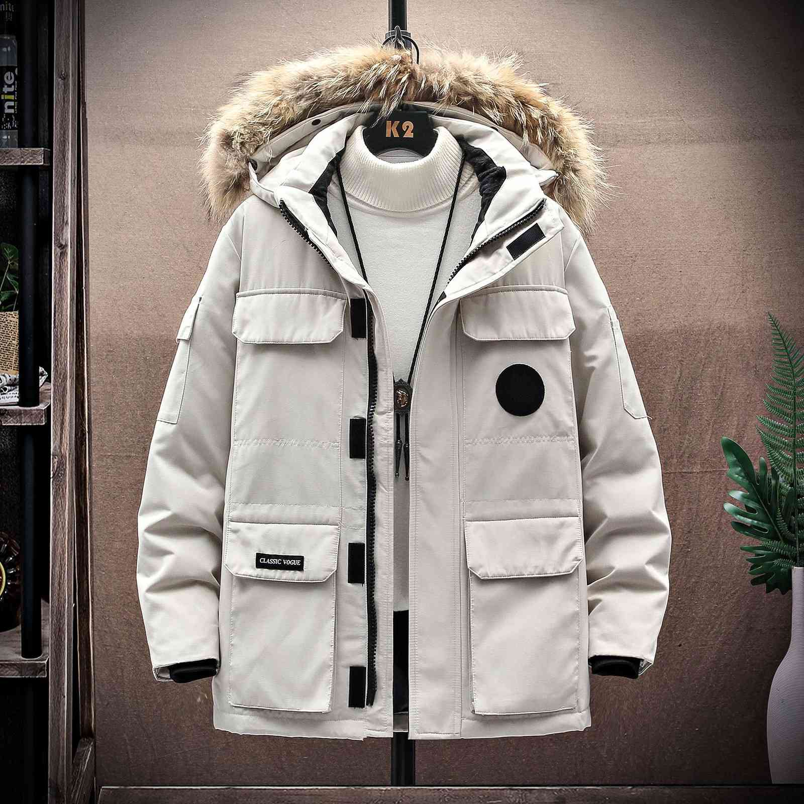 Men's Ladi and Lovers Down et Canadian Work Cloth Parker Goose Coat Magic Label, Black
Men's Ladi and Lovers Down et Canadian Work Cloth Parker Goose Coat Magic Label, Black