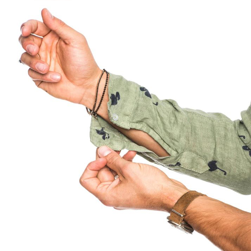 Mens Fashion Casual Printed Flamingo Shirts Social Cotton Linen Slim Fit Summer Hawaiian Korean Collar Long Sleeve Male Business 210410