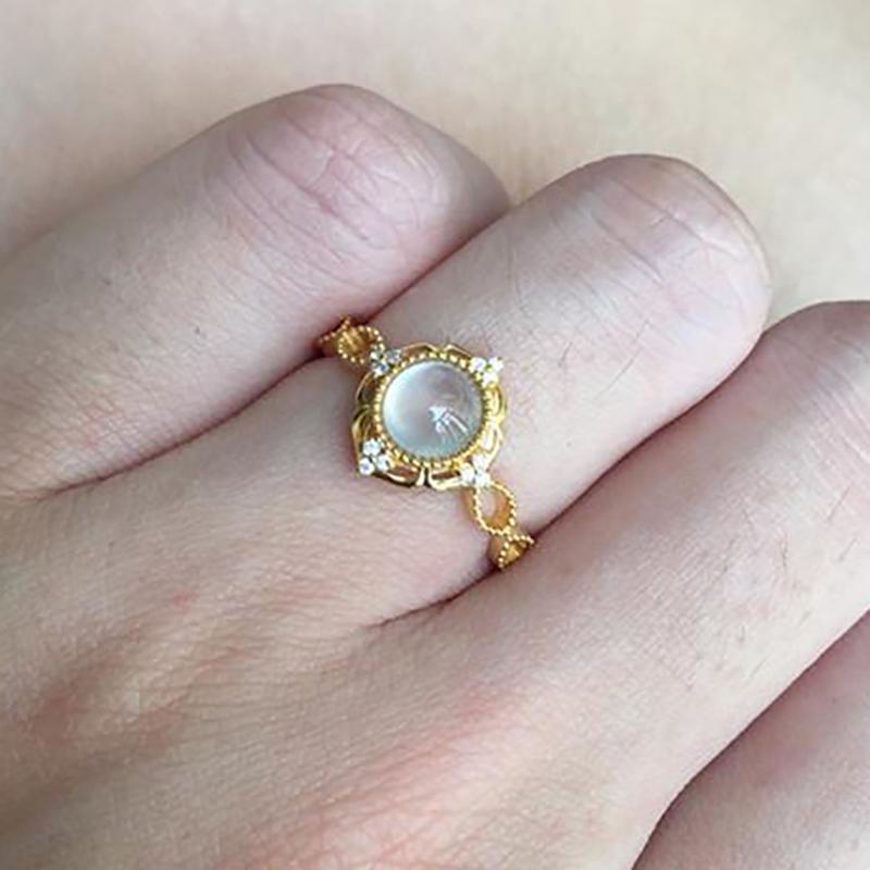 Cluster Rings Original Silver Inlaid Egg Round Type Chalcedony Opening Adjustable Ring Elegant Charm Creative Retro Jewelry
Cluster Rings Original Silver Inlaid Egg Round Type Chalcedony Opening Adjustable Ring Elegant Charm Creative Retro Jewelry