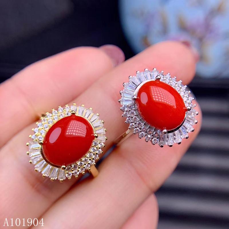 Cluster Rings KJJEAXCMY Boutique Jewelry 925 Sterling Silver Inlaid Natural Red Coral Ring Female Models Support Testing, Golden;silver
Cluster Rings KJJEAXCMY Boutique Jewelry 925 Sterling Silver Inlaid Natural Red Coral Ring Female Models Support Testing, Golden;silver