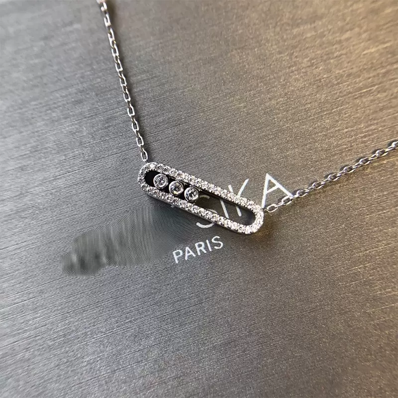 100% sterling silver messika necklace bracelet France three diamond series rose gold plated original brand high jewelry ladies
100% sterling silver messika necklace bracelet France three diamond series rose gold plated original brand high jewelry ladies