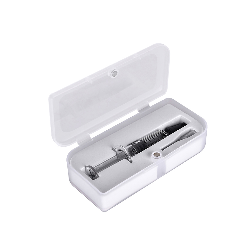 Clear Plastic Box Packaging 1ml Luer Lock Head Glass Syringe Bag Dab Oil Filling Tools For 510 Tank 92A3 Liberty Vaporizer
Clear Plastic Box Packaging 1ml Luer Lock Head Glass Syringe Bag Dab Oil Filling Tools For 510 Tank 92A3 Liberty Vaporizer