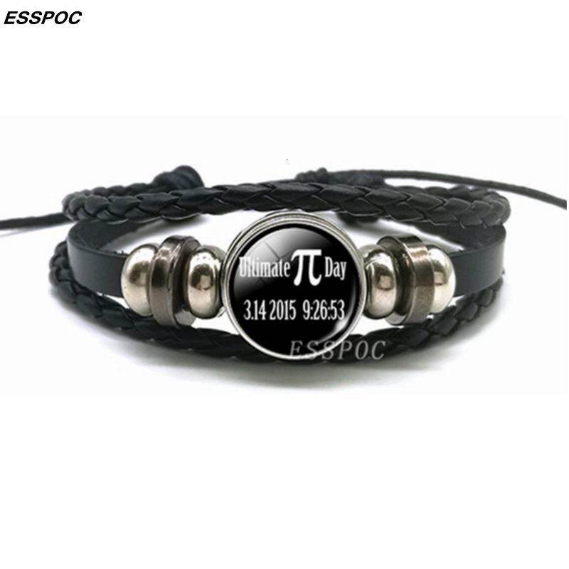2021 New Charm Bracelets Creative Pi Symbol for Glass Dome Black Leather Braided Bangle Mathematics Jewelry Teachers Gifts Tkyp
2021 New Charm Bracelets Creative Pi Symbol for Glass Dome Black Leather Braided Bangle Mathematics Jewelry Teachers Gifts Tkyp
