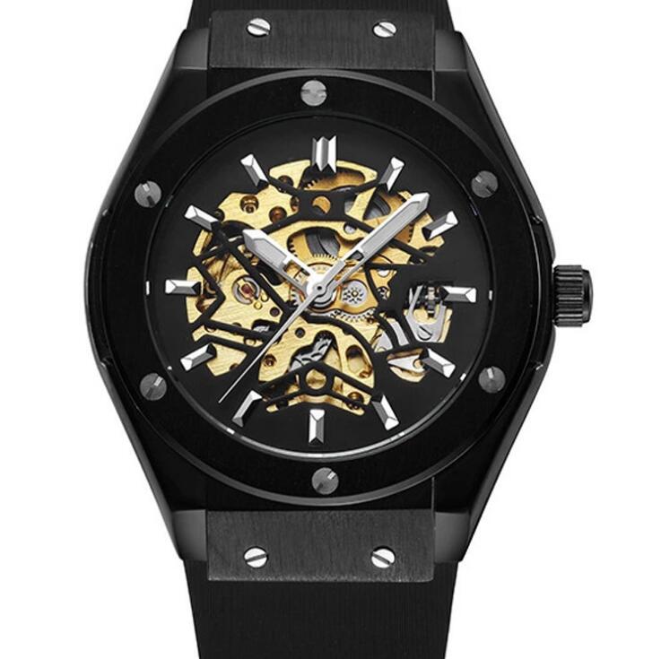 SEWOR mechanical watch Automatic movement rubber belt men's sport style fashion watches SEW13