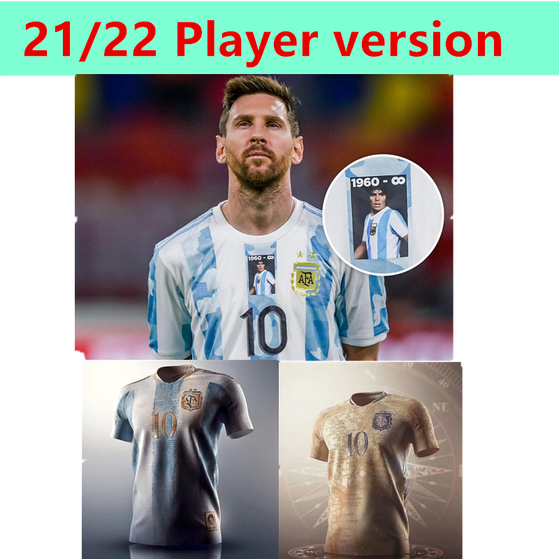 2021 2022 Argentina 1960 Maradona soccer Jerseys player version Copa america MESSI DYBALA AGUERO special football shirt Men Commemorative Edition uniforms
2021 2022 Argentina 1960 Maradona soccer Jerseys player version Copa america MESSI DYBALA AGUERO special football shirt Men Commemorative Edition uniforms