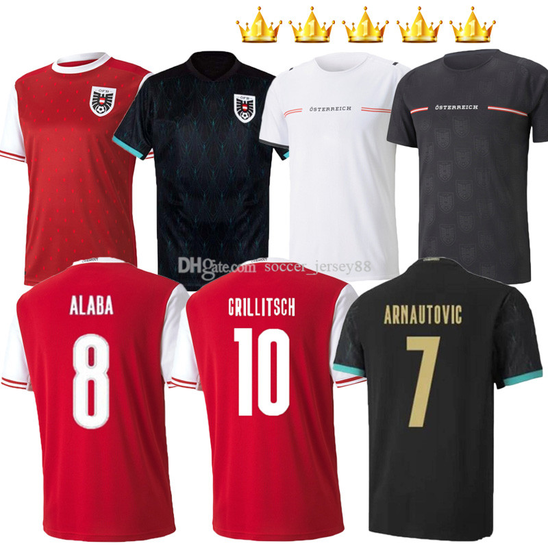 2021 Austria Junuzovic soccer jersey 20 21 22 jerseys DAVID ALABA 2021-22 home red Away black Arnautovic Sabitzer Grillitsch camisetas unifo, Black;yellow
2021 Austria Junuzovic soccer jersey 20 21 22 jerseys DAVID ALABA 2021-22 home red Away black Arnautovic Sabitzer Grillitsch camisetas unifo, Black;yellow
