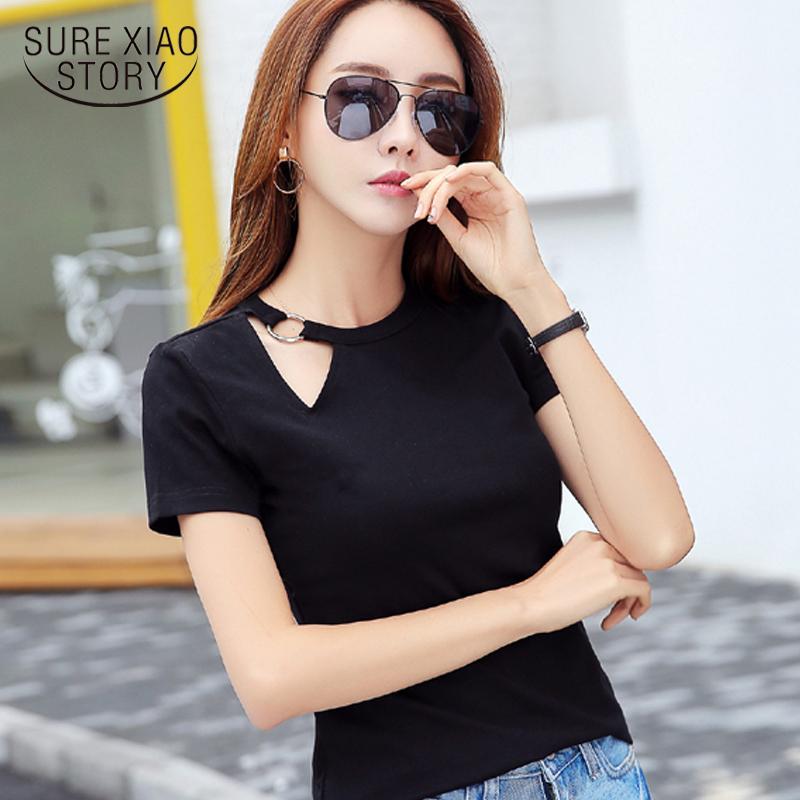 Women's T-Shirt 2022 Summer Fashion Women Hollow Self-cultivation Solid Color Round Neck Short Sleeved Shirt Casual Clothing 2297 50, White
Women's T-Shirt 2022 Summer Fashion Women Hollow Self-cultivation Solid Color Round Neck Short Sleeved Shirt Casual Clothing 2297 50, White