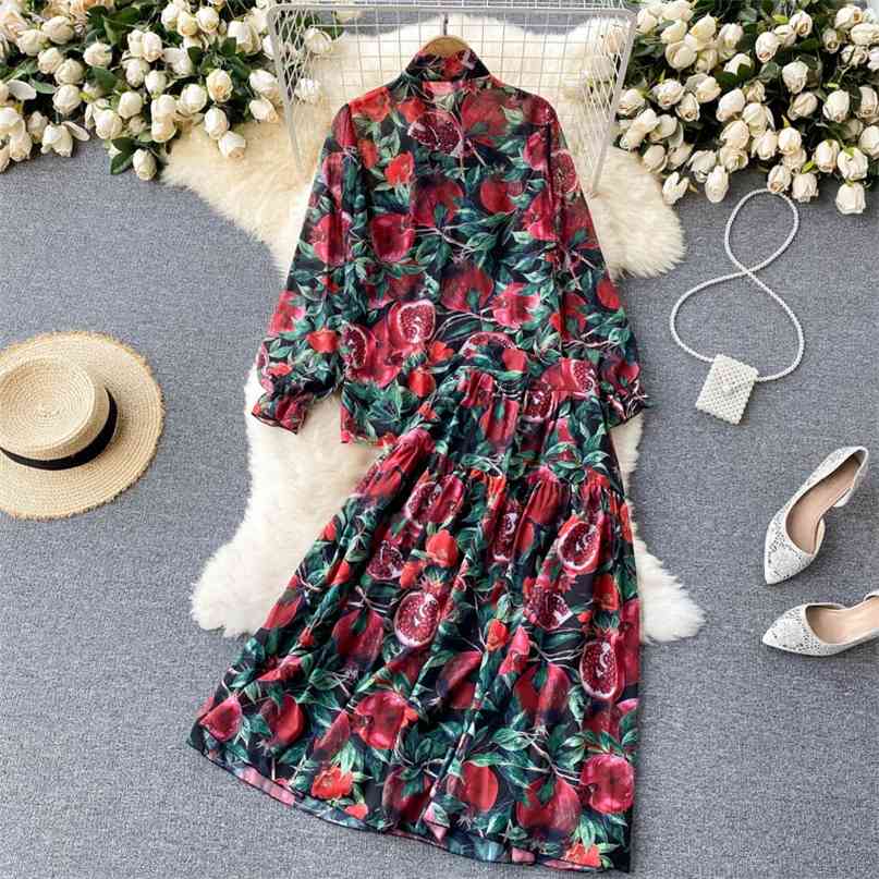Women's Two Pieces Set Spring Summer Bow Collar Long Sleeve Floral Print Shirt and Midi Skirt Suits Female Clothing 210603, Red
Women's Two Pieces Set Spring Summer Bow Collar Long Sleeve Floral Print Shirt and Midi Skirt Suits Female Clothing 210603, Red