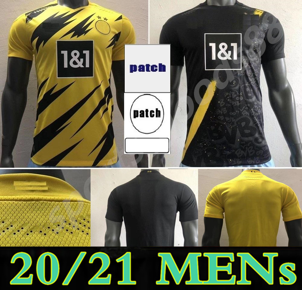 Player version HAALAND REUS Borussia 20 21 dortmund soccer jersey 2021 football shirts BELLINGHAM SANCHO HUMMELS Men maillot de foot