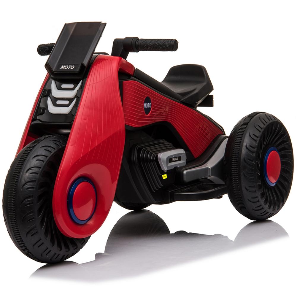 Children's Electric Motorcycle 3 Wheels Double Drive Red Child Charged Toys With Music Playback Function Perfect Gift For Kids
Children's Electric Motorcycle 3 Wheels Double Drive Red Child Charged Toys With Music Playback Function Perfect Gift For Kids