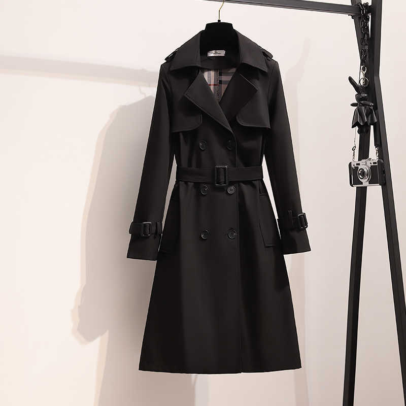 New Spring Coat Women England Style Winter Loose Medium Long Elegant Windbreaker Female Casual designer Trench Coats - 4XL, Black
New Spring Coat Women England Style Winter Loose Medium Long Elegant Windbreaker Female Casual designer Trench Coats - 4XL, Black