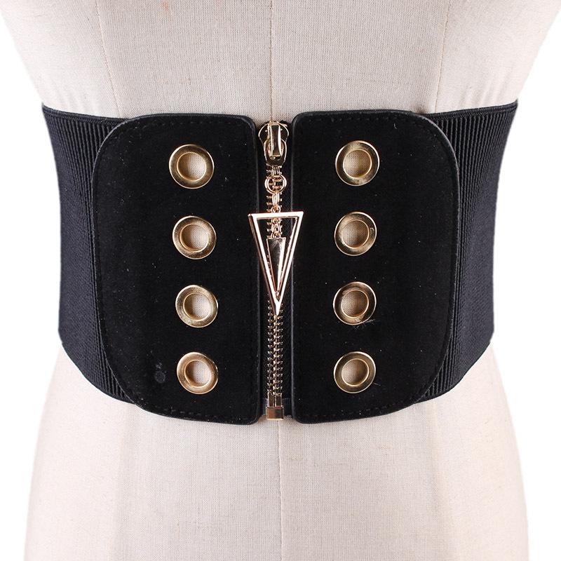 Belts Elastic Vented Waistband Female Fashion Slim Black Body Style High Waist Dress Stretch For Woman, Black;brown
Belts Elastic Vented Waistband Female Fashion Slim Black Body Style High Waist Dress Stretch For Woman, Black;brown