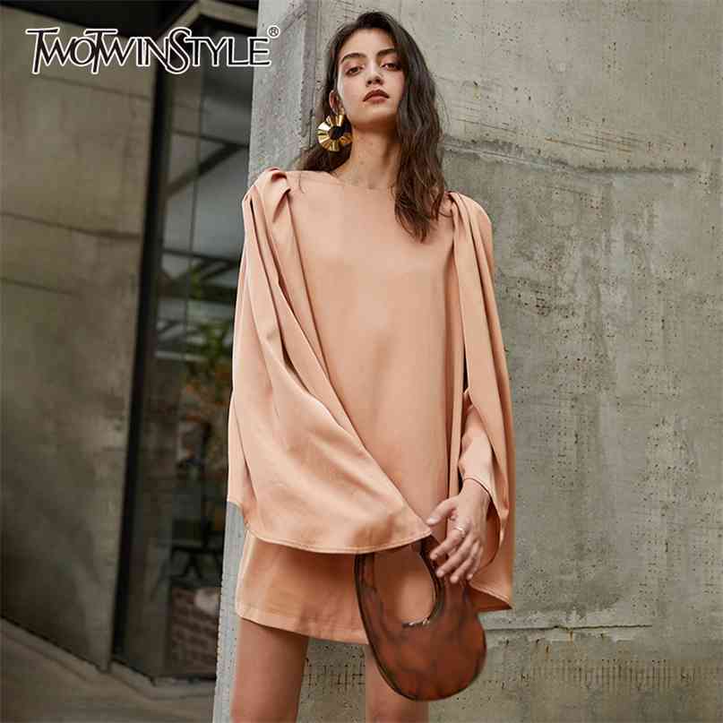 Casual Women Dress O Neck Long Sleeve Shoulder Pads Loose Large Size Mini Dresses Female Fashion Clothing 210520, Orange
Casual Women Dress O Neck Long Sleeve Shoulder Pads Loose Large Size Mini Dresses Female Fashion Clothing 210520, Orange