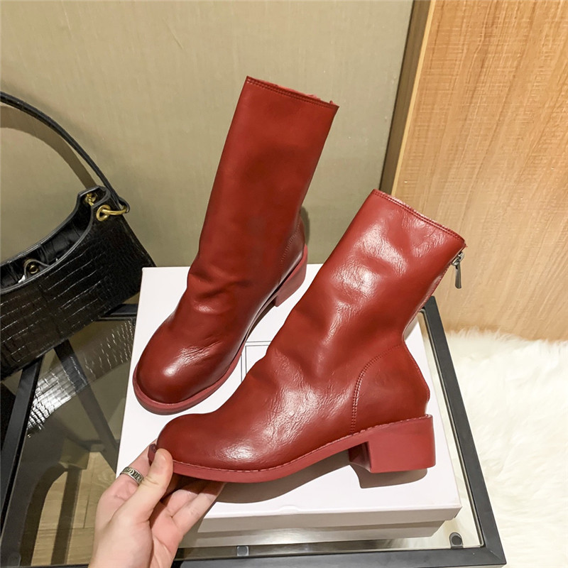 

Designer Red Bottoms Boots Women Platform High Heels Zipper Booties Black White Leather Suede Winter Ankle Knee Boot Woman Ladies Shoes