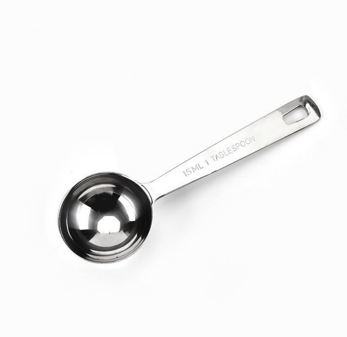 2021 stainless steel measuring spoon cup tea spoon 5ml 15ml tablespoon coffee scoops tools kitchen scales gadgets cooking baking tools