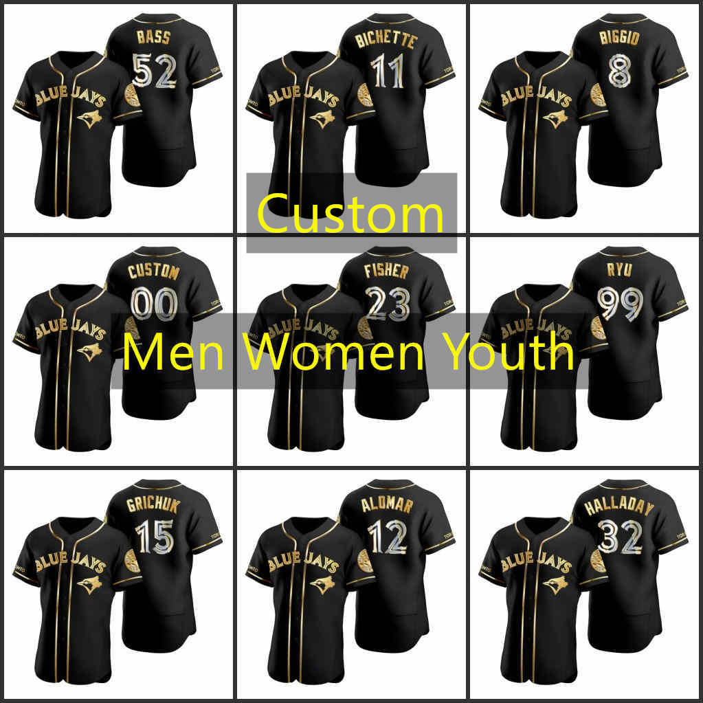 TorontoBlueJaysJersey Baseball Jersey #99 Hyun-Jin Ryu 27 Vladimir Guerrero Jr. 12 Roberto Alomar 15 Randal Grichuk Custom Black, Blue;black
TorontoBlueJaysJersey Baseball Jersey #99 Hyun-Jin Ryu 27 Vladimir Guerrero Jr. 12 Roberto Alomar 15 Randal Grichuk Custom Black, Blue;black