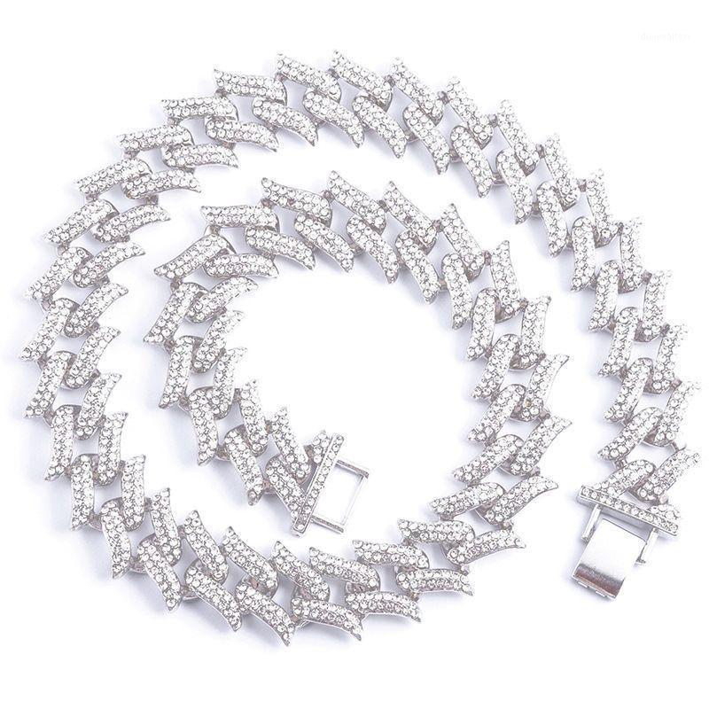 Ruijia Jewelry Hiphop Iced Out Chain Necklace Men/Women Short Rhinestone Choker Colar NeckStatement Collier Chains
Ruijia Jewelry Hiphop Iced Out Chain Necklace Men/Women Short Rhinestone Choker Colar NeckStatement Collier Chains