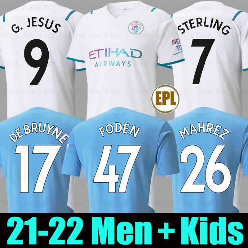 Manchester soccer jersey 21 22 G. JESUS CITY STERLING FERRAN DE BRUYNE FODEN Fans Player version 2021 2022 football shirts MAN uniform men + kids kit, 21-22 goalkeeper+epl patch
Manchester soccer jersey 21 22 G. JESUS CITY STERLING FERRAN DE BRUYNE FODEN Fans Player version 2021 2022 football shirts MAN uniform men + kids kit, 21-22 goalkeeper+epl patch