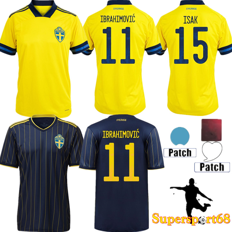 20 21 soccer jerseys Sweden National Team football shirt set IBRAHIMOVIC FORSBERG LARSSON Men EKDAL ISAK kids kit 22 Marcus Berg FC Customized, Black;yellow
20 21 soccer jerseys Sweden National Team football shirt set IBRAHIMOVIC FORSBERG LARSSON Men EKDAL ISAK kids kit 22 Marcus Berg FC Customized, Black;yellow