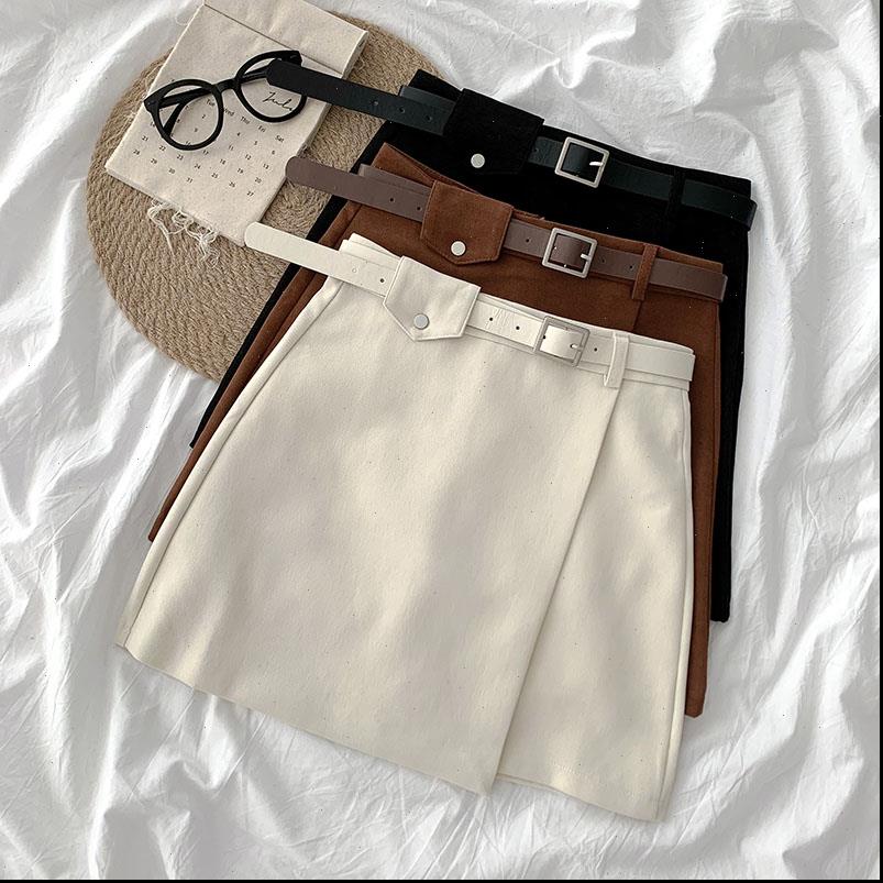 pure color spring korean women skirts style temperament high waist fashion short a line, Black
pure color spring korean women skirts style temperament high waist fashion short a line, Black