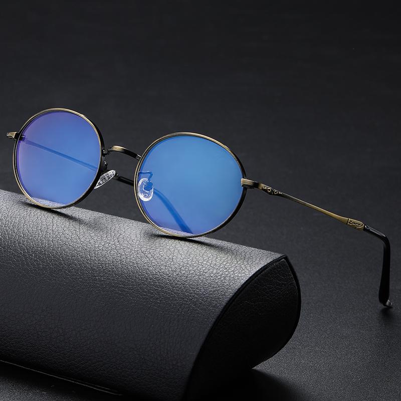 Sunglasses LAMOFUR Round Vintage Women's Glasses Frame Men Metal Optical Eyeglasses 2021 Fashion Transparent Spectacles 54C-226
Sunglasses LAMOFUR Round Vintage Women's Glasses Frame Men Metal Optical Eyeglasses 2021 Fashion Transparent Spectacles 54C-226