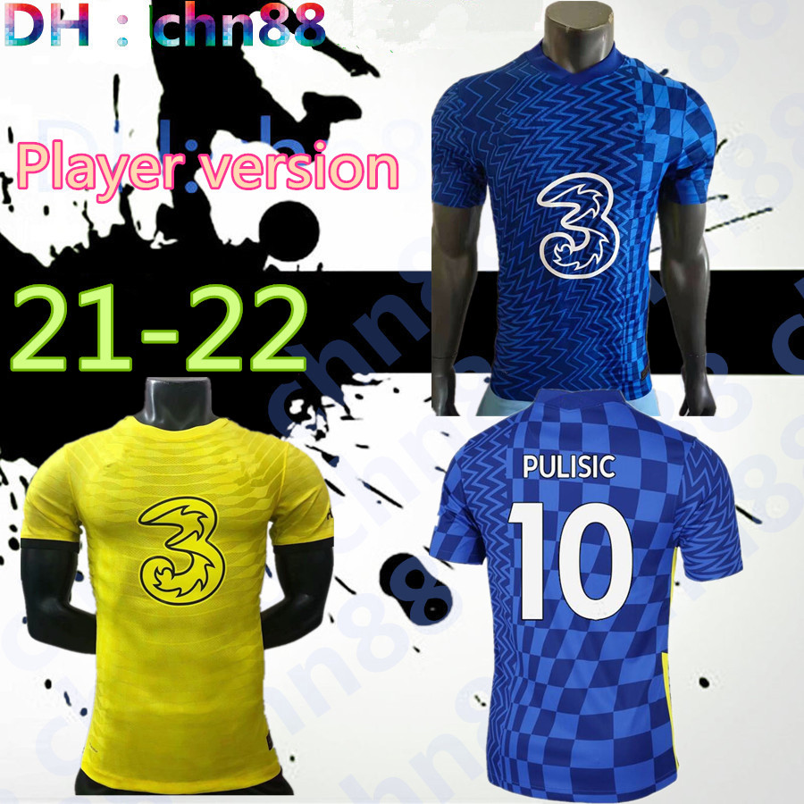 Player version CFC 21 22 soccer jersey PULISIC ZIYECH HAVERTZ KANTE WERNER ABRAHAM CHILWELL MOUNT JORGINHO 2021 2022 GIROUD football shirt men + kids kit, Image
Player version CFC 21 22 soccer jersey PULISIC ZIYECH HAVERTZ KANTE WERNER ABRAHAM CHILWELL MOUNT JORGINHO 2021 2022 GIROUD football shirt men + kids kit, Image