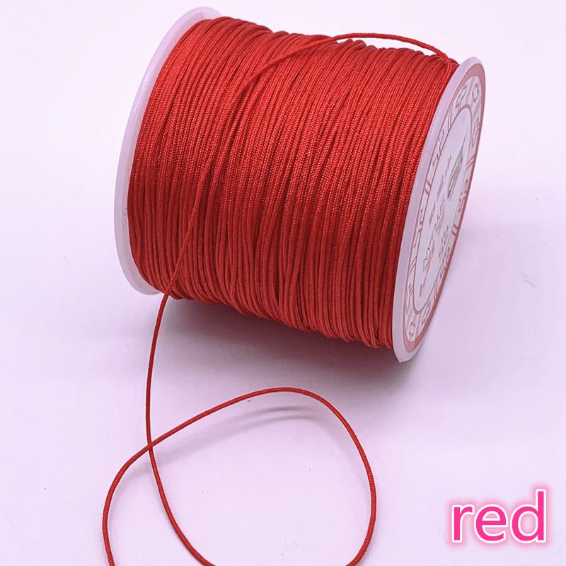 Yarn 10Meters/lot 0.4-1.5mm Red Nylon Cord Thread Chinese Knot Macrame Bracelet Braided String DIY Tassels Beading, 0.4mm
Yarn 10Meters/lot 0.4-1.5mm Red Nylon Cord Thread Chinese Knot Macrame Bracelet Braided String DIY Tassels Beading, 0.4mm