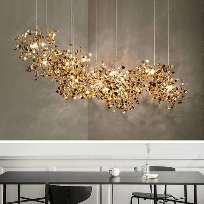 Personality Sequin Chrome Chandelier Bar Lamp Industrial Suspension Luxury Chandeliers Lighting Modern Living Room Decoration
Personality Sequin Chrome Chandelier Bar Lamp Industrial Suspension Luxury Chandeliers Lighting Modern Living Room Decoration
