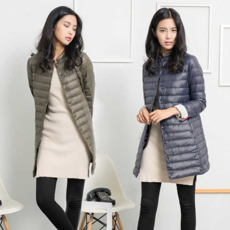 winter thin duck down jacket series women long womens coat parkas thickening fold collar female warm with pocket outwear 210608, Dark blue
winter thin duck down jacket series women long womens coat parkas thickening fold collar female warm with pocket outwear 210608, Dark blue