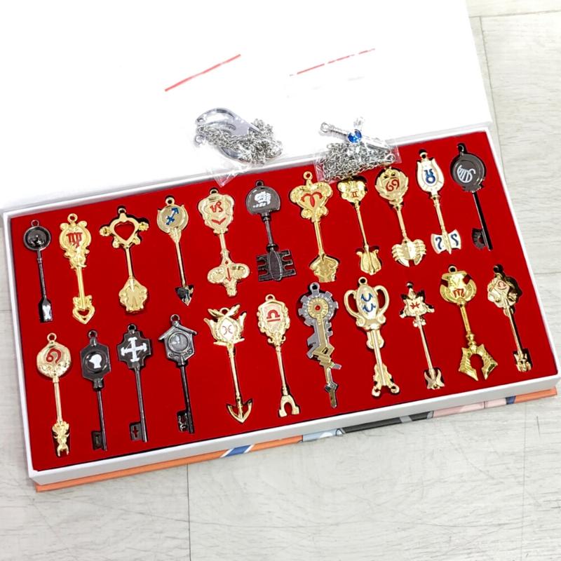 Charms Anime Fairy Tail Key Figure Natsu Gray Fullbuster Lucy Happy Logo Cosplay Keychain Necklace Keyrings Pendant 19-22pcs/set Gift
Charms Anime Fairy Tail Key Figure Natsu Gray Fullbuster Lucy Happy Logo Cosplay Keychain Necklace Keyrings Pendant 19-22pcs/set Gift