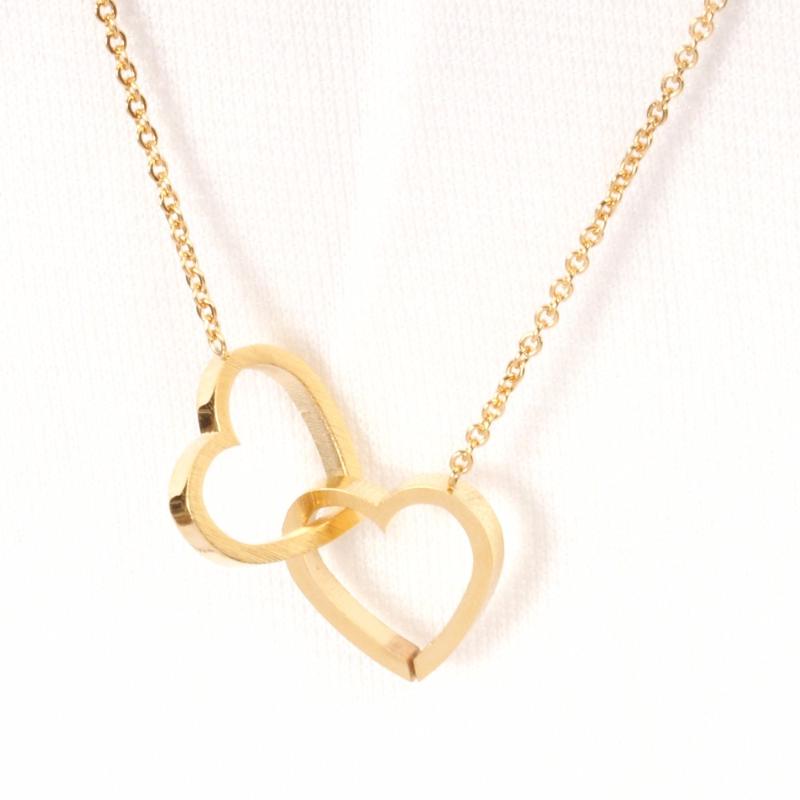 Pendant Necklaces Double Heart Pendants For Women Love Jewellery Gifts Stainless Steel Link Chain Bijoux Femme Collier Choker, Silver
Pendant Necklaces Double Heart Pendants For Women Love Jewellery Gifts Stainless Steel Link Chain Bijoux Femme Collier Choker, Silver