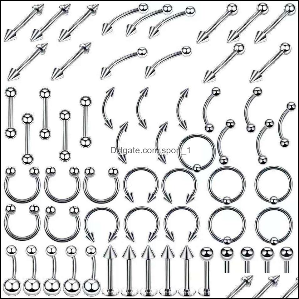 Jewelrystainless Steel Set Tongue Rings Body Piercing Eyebrow Belly Nose Nail Jewelry Aessories 120 Mixes Wholesale Drop Delivery 2021 Ucnzh
Jewelrystainless Steel Set Tongue Rings Body Piercing Eyebrow Belly Nose Nail Jewelry Aessories 120 Mixes Wholesale Drop Delivery 2021 Ucnzh