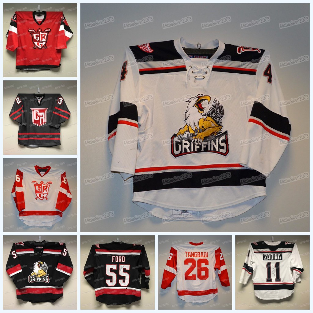 Custom Grand Rapids Griffins AHL Hockey Jersey Taro Hirose Kyle Criscuolo Riley Barber Jonatan Berggren Turner Elson Tyler Spezia Ryan Murphy Calvin Pickard, Youth
Custom Grand Rapids Griffins AHL Hockey Jersey Taro Hirose Kyle Criscuolo Riley Barber Jonatan Berggren Turner Elson Tyler Spezia Ryan Murphy Calvin Pickard, Youth