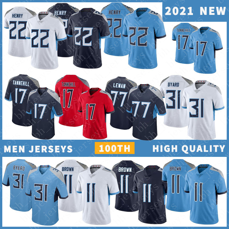 22 Derrick Henry Mens Football Jerseys 11 AJ Brown 17 Ryan Tannehill 31 Kevin Byard high quality Stitched, Shown
22 Derrick Henry Mens Football Jerseys 11 AJ Brown 17 Ryan Tannehill 31 Kevin Byard high quality Stitched, Shown