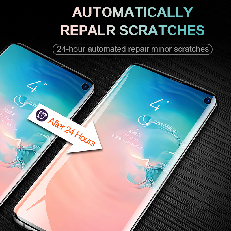 Hydrogel Soft Film Full Coverage Curved 3D Cover Screen Protector For Samsung S8 S9 Plus S10 S20 FE S21 S22 S23 Ultra Note 8 9 10 20 A14 A24 A34 A54 A