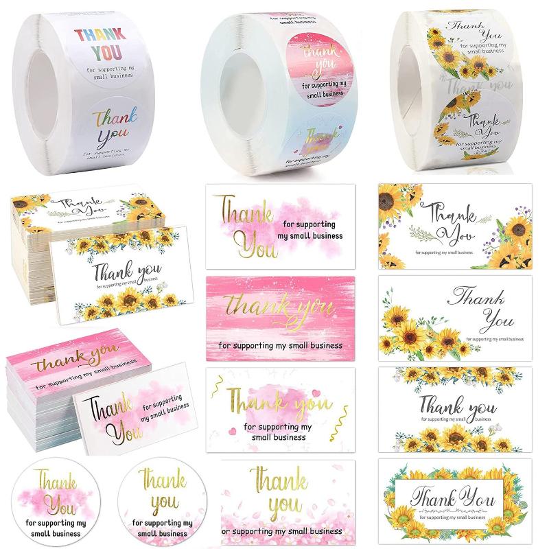 Gift Wrap 50/500PCS Thank You Stickers For Supporting My Small Business Thanks Greeting Cards Candy Bags Paper Seal Label Party Favor
Gift Wrap 50/500PCS Thank You Stickers For Supporting My Small Business Thanks Greeting Cards Candy Bags Paper Seal Label Party Favor