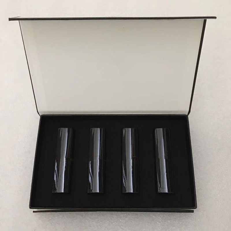 Lips Makeup Matte Lipstick 4color lip sticks make up cosmetic 4pcs set, Mixed color with logo
Lips Makeup Matte Lipstick 4color lip sticks make up cosmetic 4pcs set, Mixed color with logo