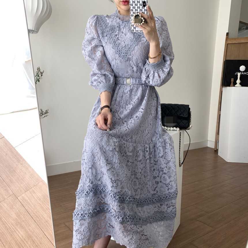 Women Vintage Spring Sweet Hollow Out Lace Long Dress Elegant Ladies Puff Sleeve Female Sexy Slim Sashes Party Dresses Vestidos 210526, Photo color
Women Vintage Spring Sweet Hollow Out Lace Long Dress Elegant Ladies Puff Sleeve Female Sexy Slim Sashes Party Dresses Vestidos 210526, Photo color
