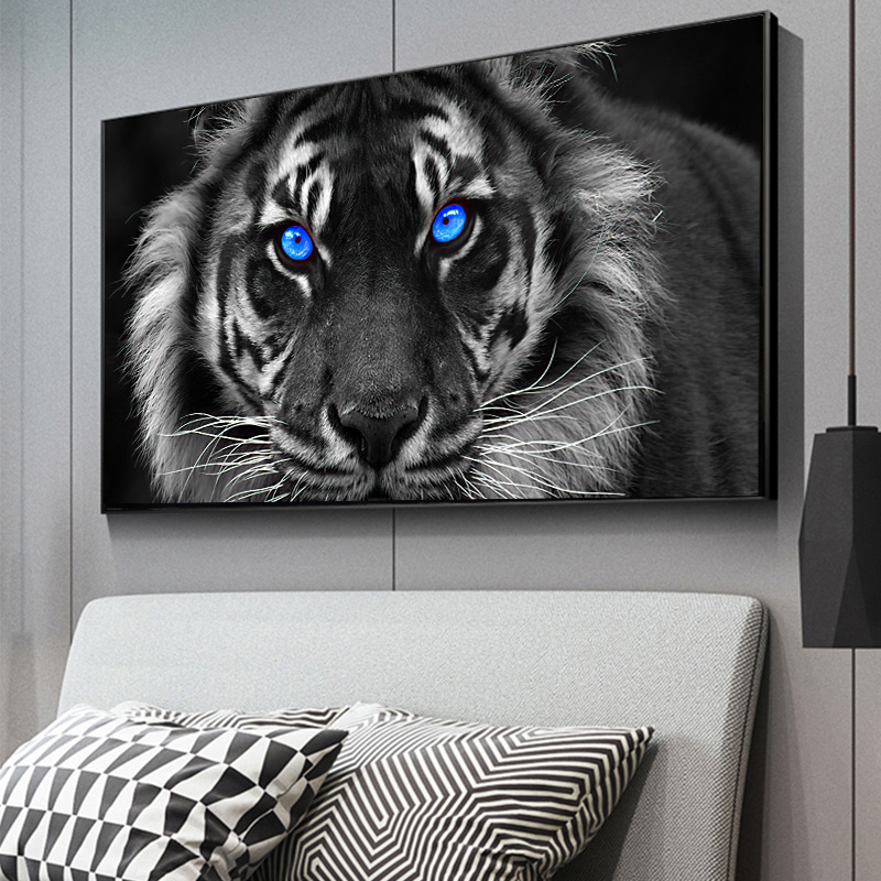 African Large Lion Leopard Animals Face Canvas Paintings Wall Art Posters And Prints Animals Lions Art Pictures For Living Room