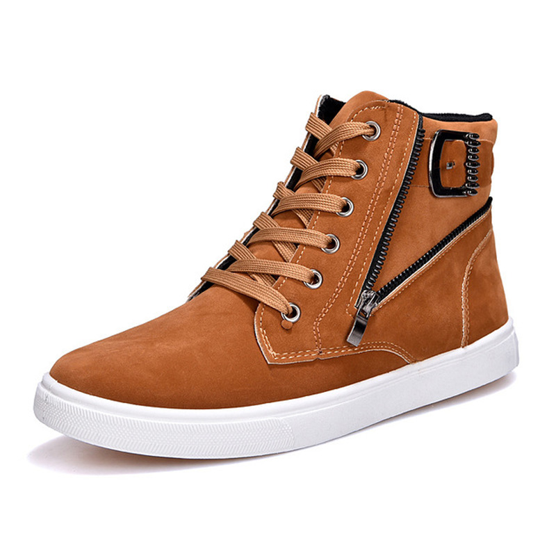 Fall/Winter New Mens Boots Lace UP High Top Shoes Men Retro Suede Ankle Boots Buckle Design Man Casual Walking Footwear H437, Black
Fall/Winter New Mens Boots Lace UP High Top Shoes Men Retro Suede Ankle Boots Buckle Design Man Casual Walking Footwear H437, Black