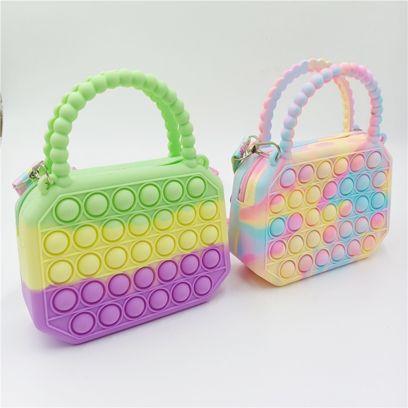 Party Pop Bag Fidget Girls Push Bubbles Squeeze Toys Silicone Key Purse Shoulder Bags Anti Stress Backpack for Toy v1
Party Pop Bag Fidget Girls Push Bubbles Squeeze Toys Silicone Key Purse Shoulder Bags Anti Stress Backpack for Toy v1