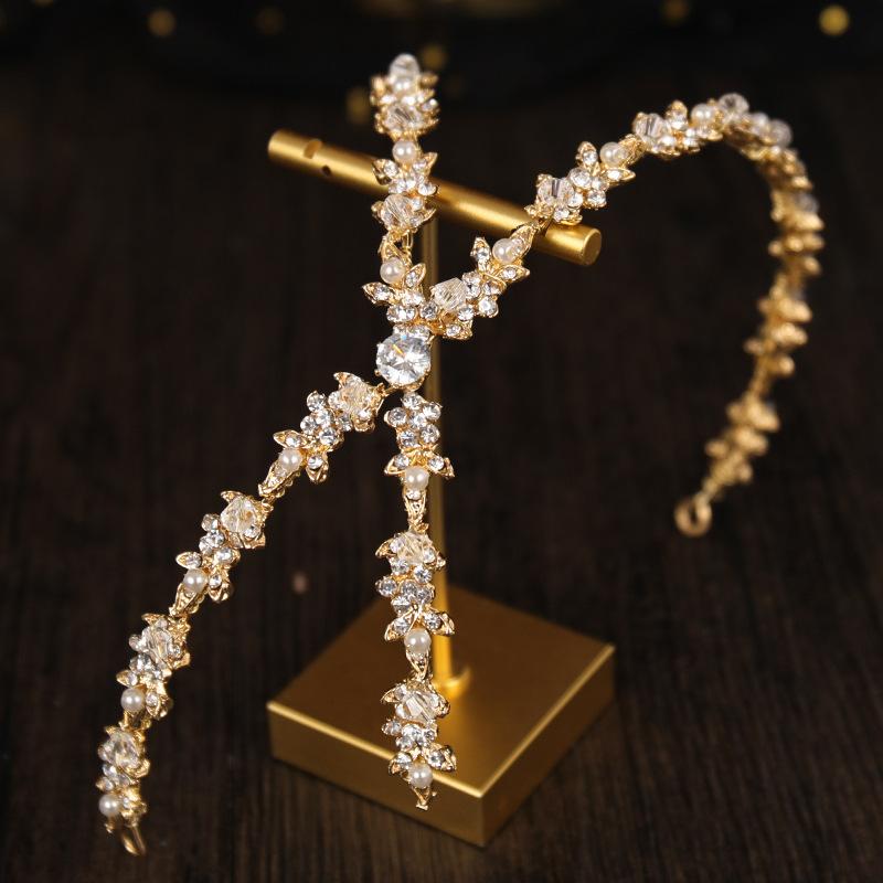 Hair Clips & Barrettes Double Row Cross Headband Luxury Shiny Rhinestone Inlaid For Female Wedding Birthday Accessories LL@17, Golden;silver
Hair Clips & Barrettes Double Row Cross Headband Luxury Shiny Rhinestone Inlaid For Female Wedding Birthday Accessories LL@17, Golden;silver