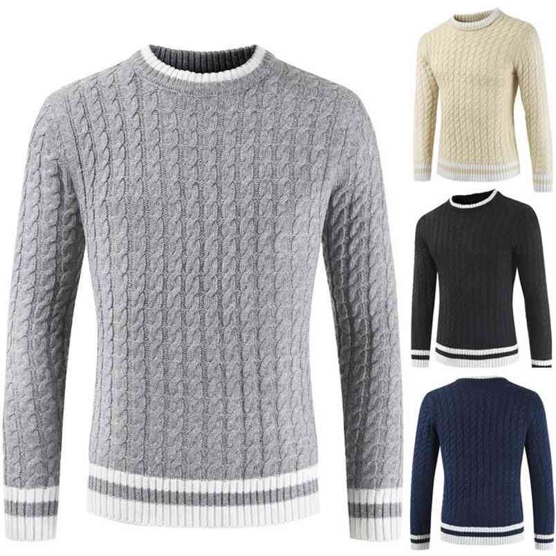 Jersey Hombre Autumn Winter Male O-neck Pullover Knitted Sweater Teenager Casual Patchwork Twist Pattern Acrylic Tops Plus Size 210604, Khaki
Jersey Hombre Autumn Winter Male O-neck Pullover Knitted Sweater Teenager Casual Patchwork Twist Pattern Acrylic Tops Plus Size 210604, Khaki