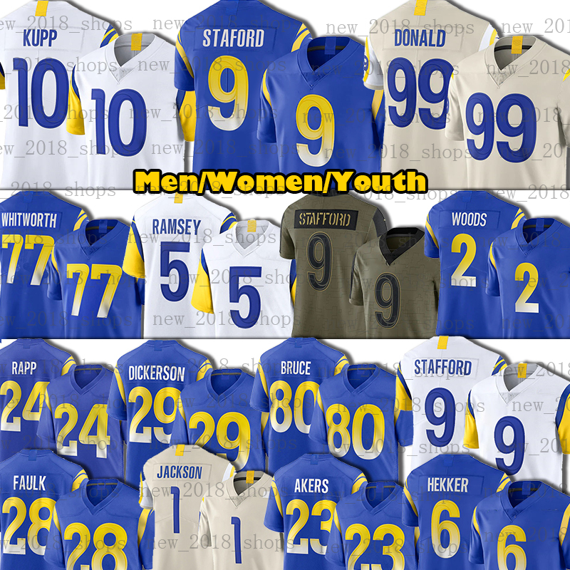 99 Aaron Donald AngelesRamsFootball Jersey Matthew Stafford Cooper Kupp Andrew Whitworth Cam Akers Jalen Ramsey Johnny Hekker Woods Jefferson Higbee Los, Custom women jersey(g y)
99 Aaron Donald AngelesRamsFootball Jersey Matthew Stafford Cooper Kupp Andrew Whitworth Cam Akers Jalen Ramsey Johnny Hekker Woods Jefferson Higbee Los, Custom women jersey(g y)